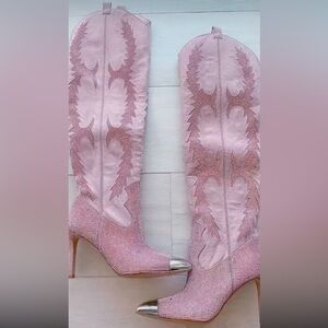 Gianni Bini KatyannaTwo Over-the-Knee Rhinestone Embellished Western Dress
Boots